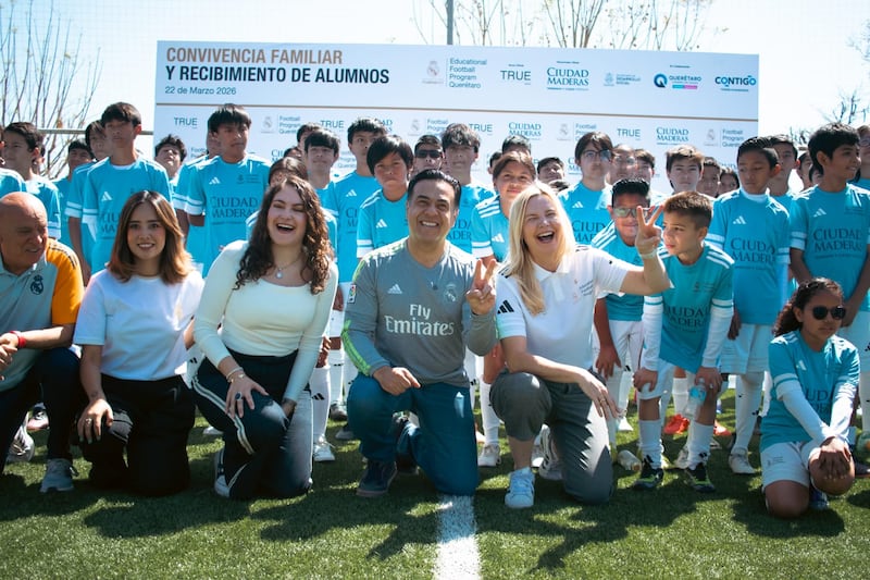 Crece programa de Fundación Real Madrid en Querétaro