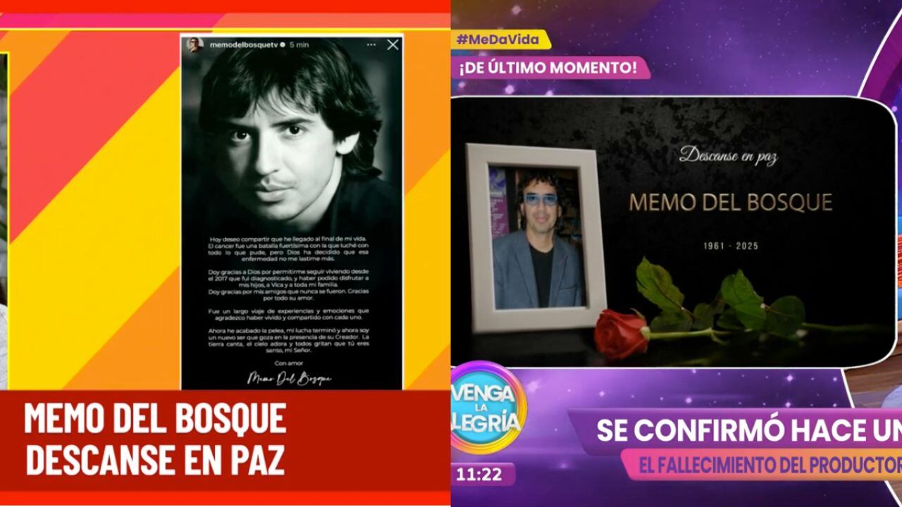 Los programas matutinos anunciaron en vivo la muerte del productor de Televisa.