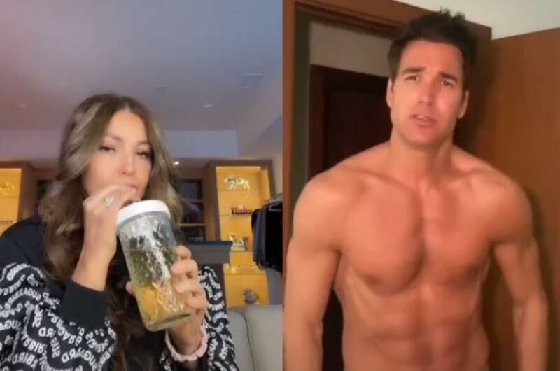 Thalía sorprendió a sus seguidores al hacer un dúo en TikTok con el jugador de baloncesto y modelo Xavi Guirao que enloqueció a todos los usuarios