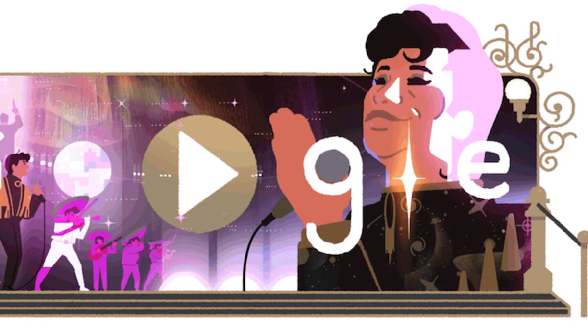 El 'Divo de Juárez' fue homenajeado por el buscador. (Especial)