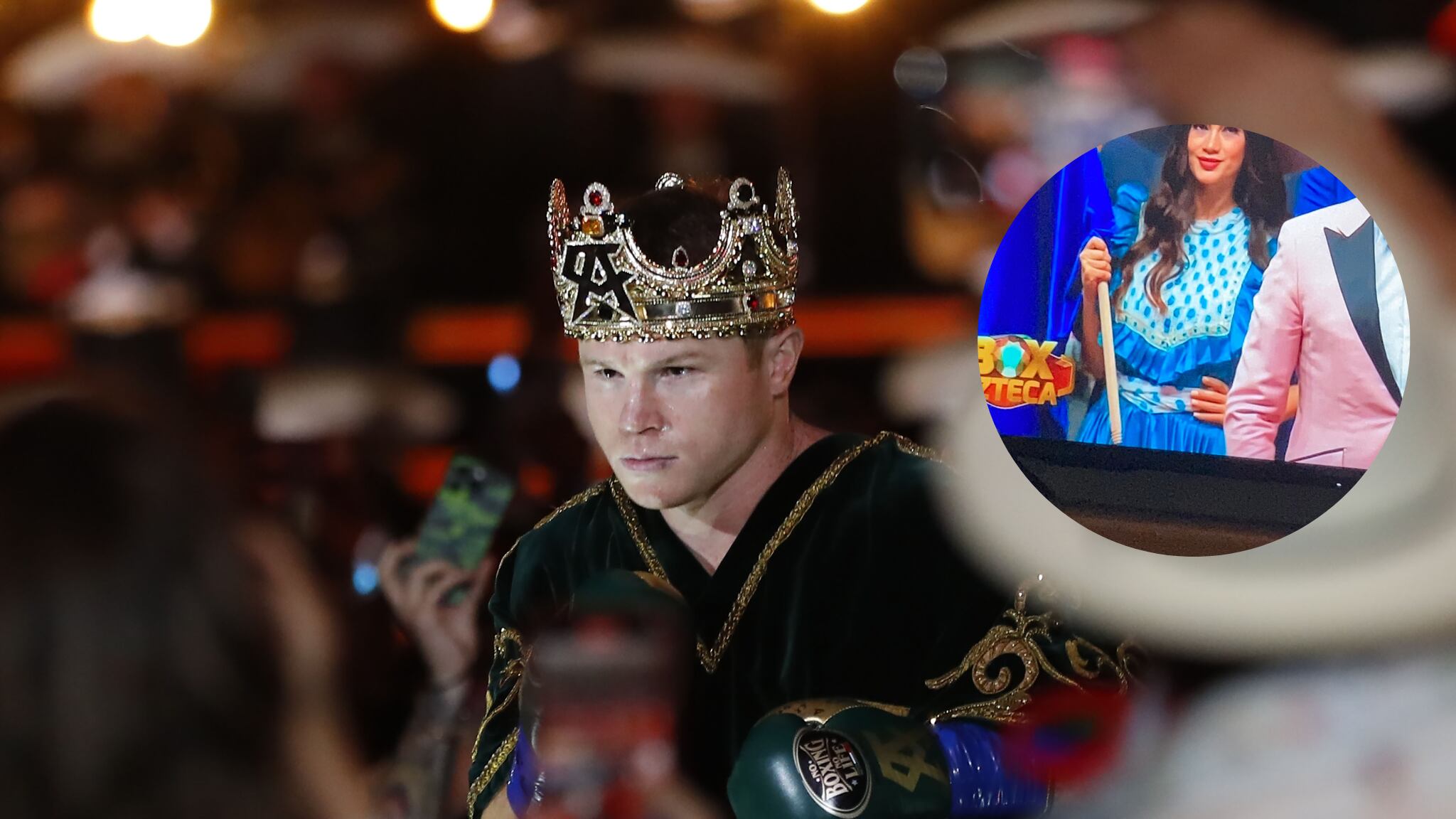 Saúl Álvarez se presentó en el estadio Akron I Mexsport