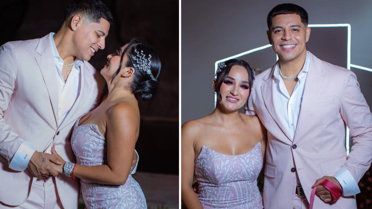 Eduin Caz y su esposa Daisy Anahy