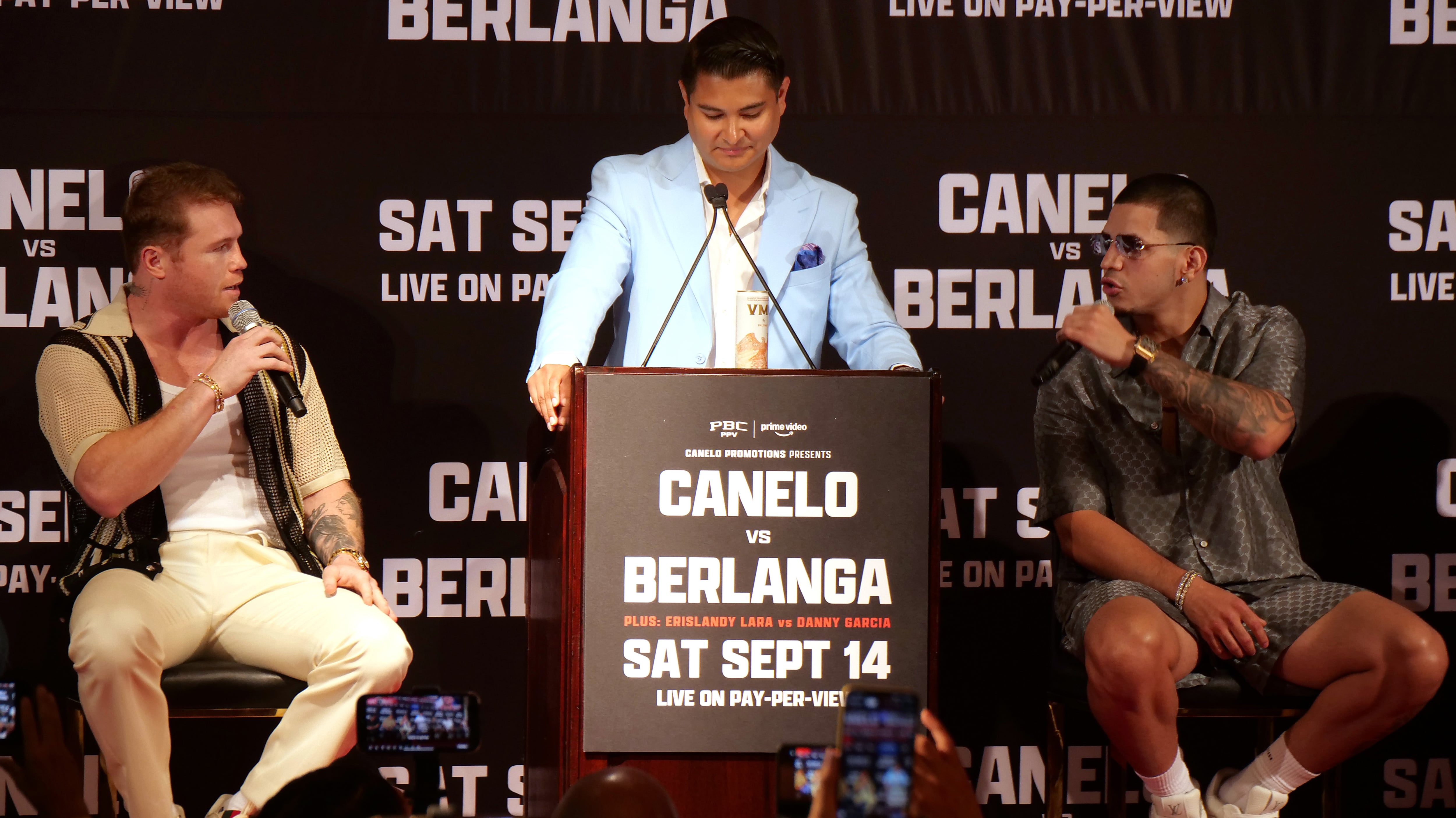 Edgar Berlanga sentenció el combate a seis asaltos frente a Saúl Álvarez.