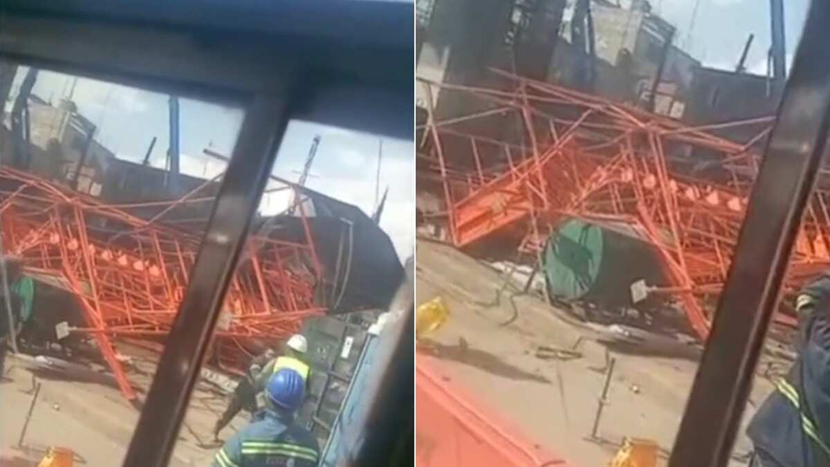 El accidente fue captado en video por transeúntes