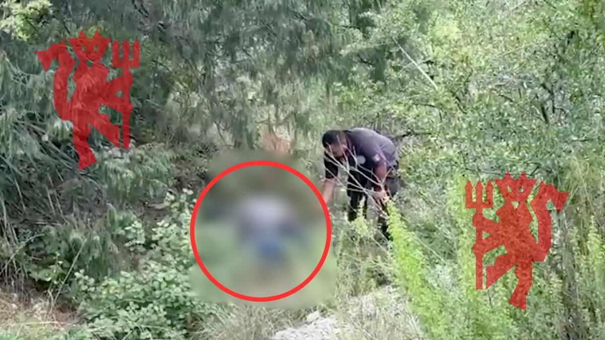 ¿Sacrificio humano? Hallan cadáver putrefacto rodeado de símbolos satánicos en Saltillo