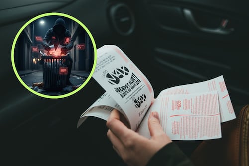 No tires a la basura tu identidad: Criminales “hurgan” tickets y recibos para robar datos