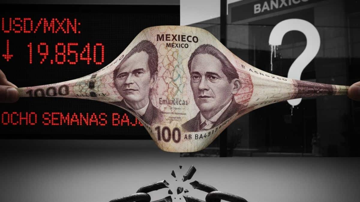 Peso mexicano se debilita y cierra en su nivel más bajo en ocho semanas: Banxico en la mira