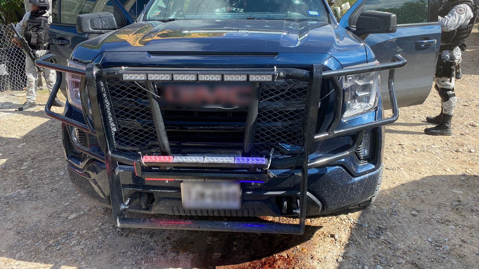 Camioneta secuestradores