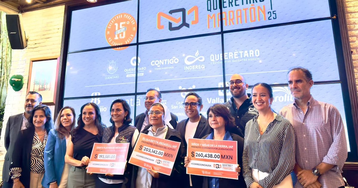 Querétaro Maratón 2025 dejó 90 millones en derrama económica y más de 787 mil pesos para causas sociales