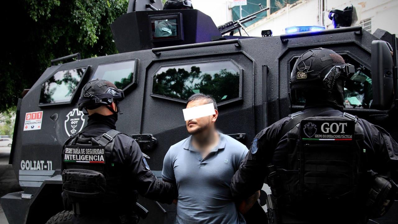 Las autoridades detuvieron en el municipio de Tlajomulco a fugitivo de Estados Unidos acusado de tráfico de drogas. CORTESÍA