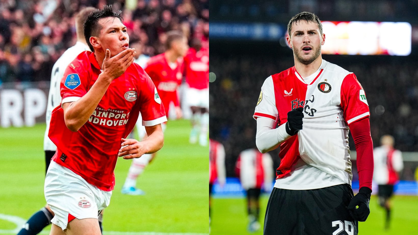 Hirving Lozano y Santiago Giménez son dos de los mexicanos con más regularidad en Europa.