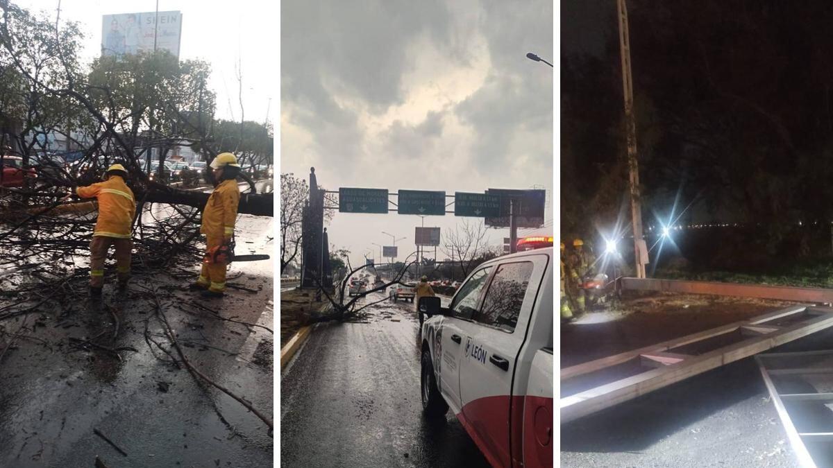 Autoridades atendieron más de 90 reportes de emergencia en distintas zonas de la ciudad.