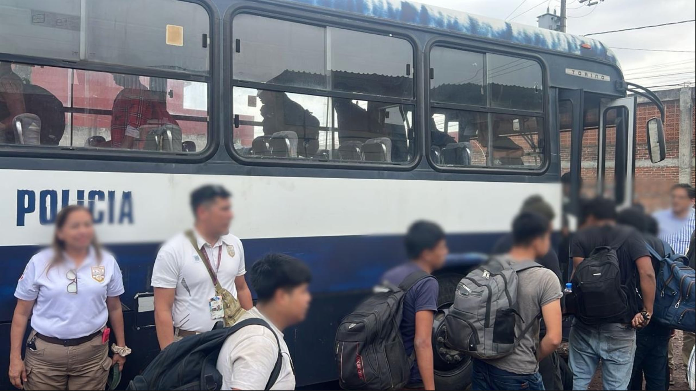 Rescate de migrantes en Veracruz