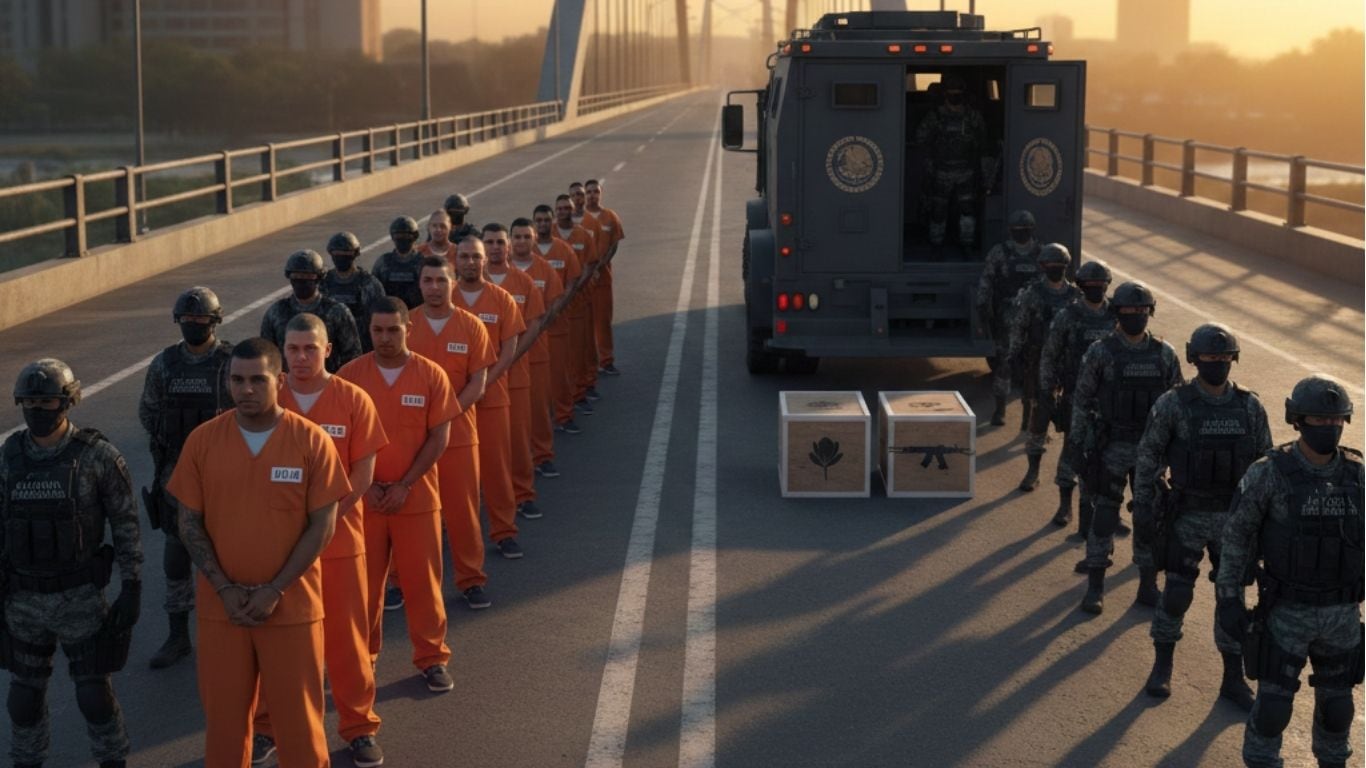 Transfieren a presos mexicanos a México