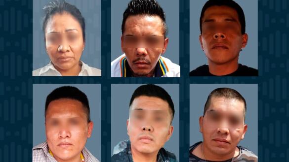 En el operativo se aseguraron un automóvil, una camioneta, tres armas de fuego, cartuchos y cargadores útiles y ocho celulares.