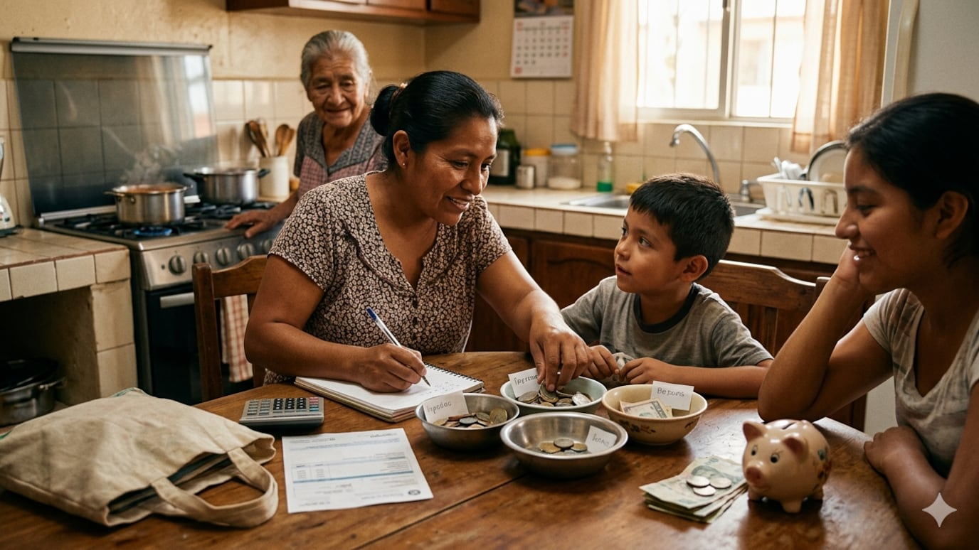 Ahorro, prioridades y cumplir deudas fueron lecciones financieras que muchas personas aprendieron primero en casa y no en un banco.