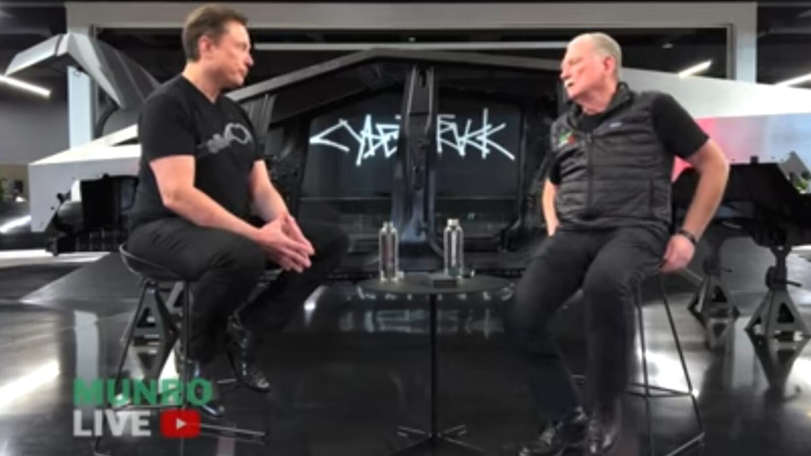 Elon Musk y Sandy Munro charlaron sobre la Cybertruck, la ampliación de Tesla en Austin y la planta en Nuevo León.