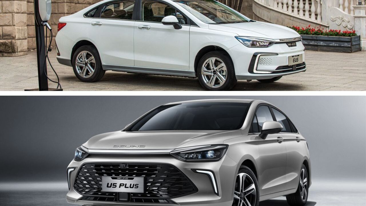 EU5 y U5 Plus nuevos sedanes de BAIC