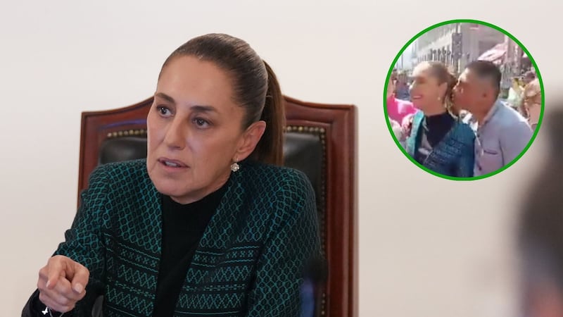 Detienen a hombre que acosó a Claudia Sheinbaum en el Zócalo capitalino