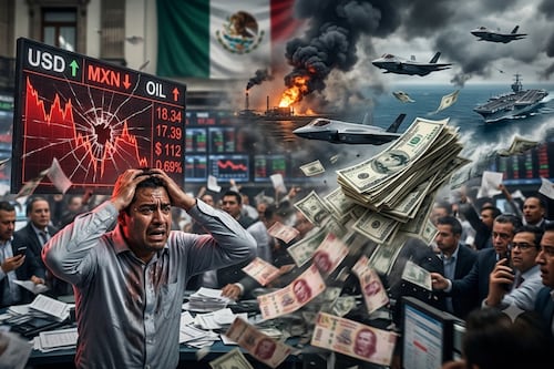 Dólar aprieta al peso; amenaza de guerra vuelve a sacudir mercados