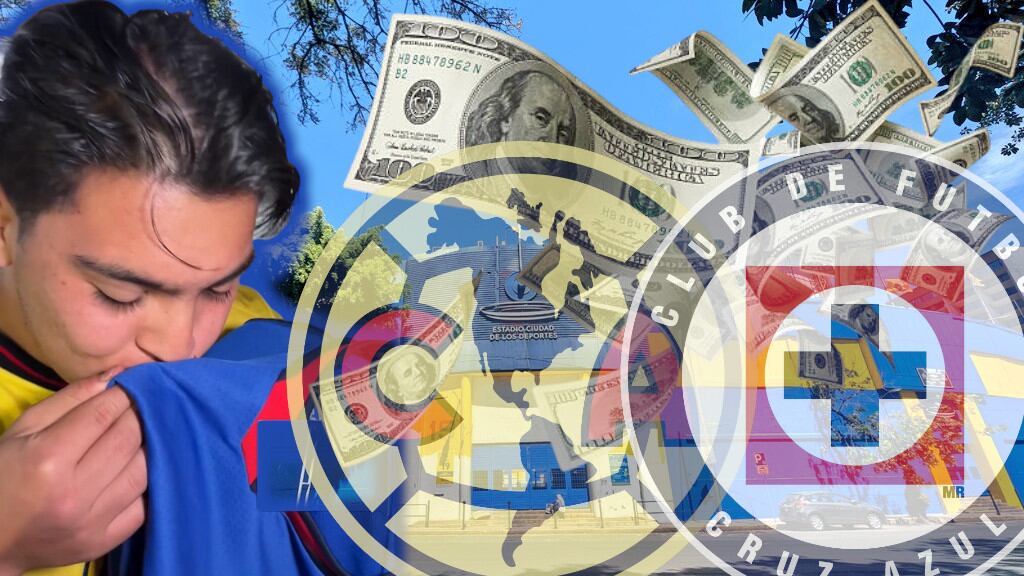 Aficionado del América besa escudo de Cruz Azul por dinero