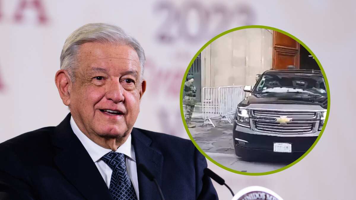 El presidente fue captado saliendo del recinto presidencial