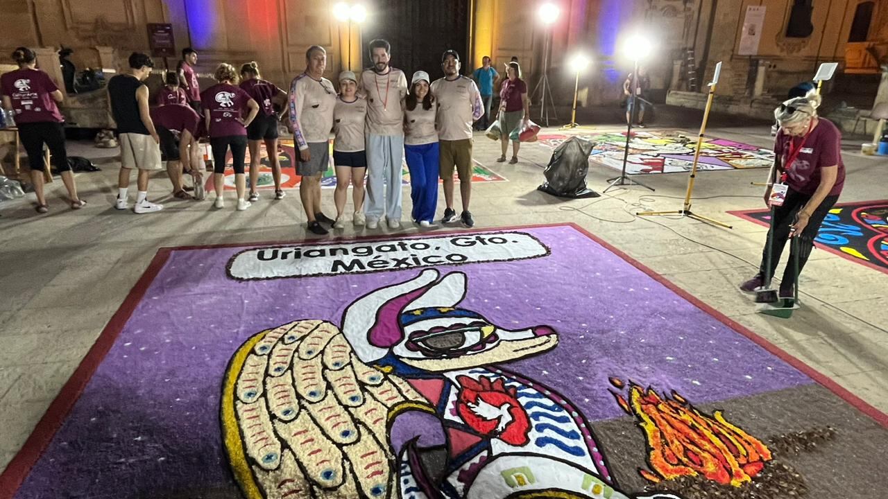 Alfombristas de Uriangato.