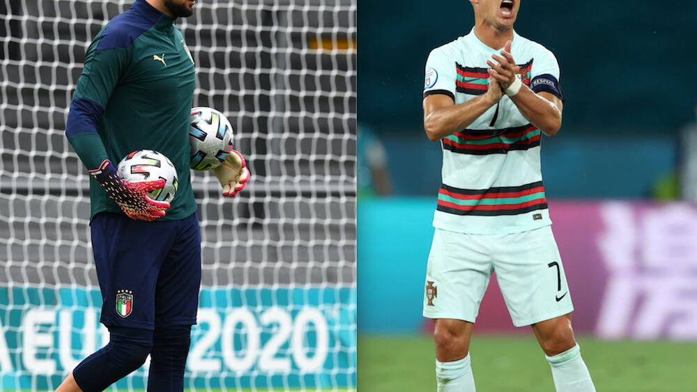 Donnarumma y Cristiano Ronaldo son los mejores de la Eurocopa 2020