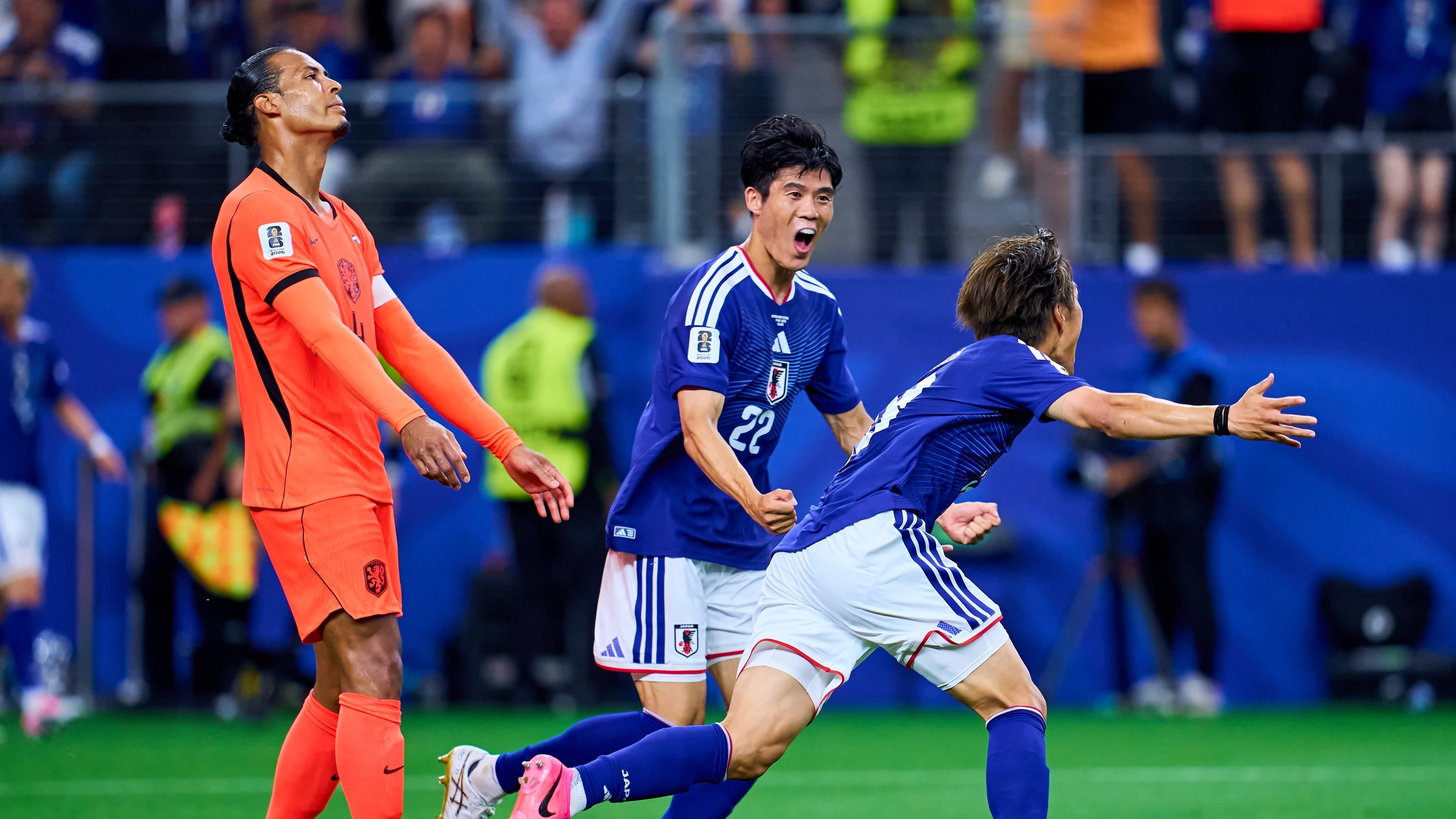 Japón rescató el empate a dos ante Países Bajos.