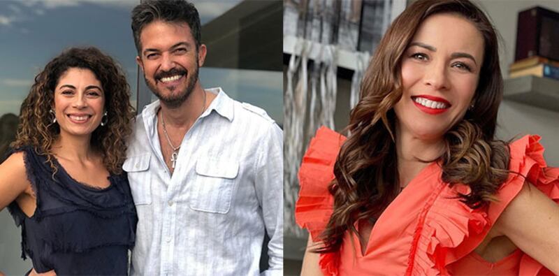 Anna Ferro, Fernando del Solar e Ingrid Coronado. / Foto: Tomadas de Instagram.