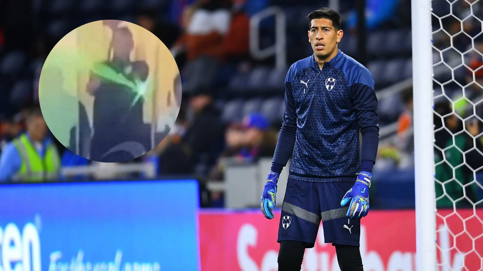 Esteban Andrada estalló contra Nahuel Guzmán.