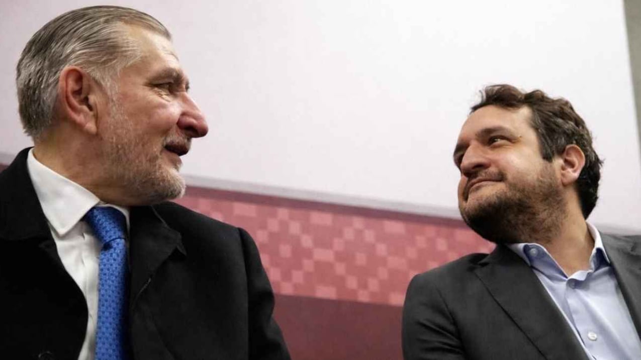 Adán Augusto y Andy López Beltrán