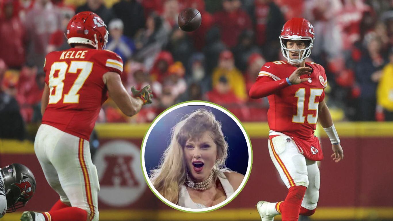 Travis Kelce y Patrick Mahomes