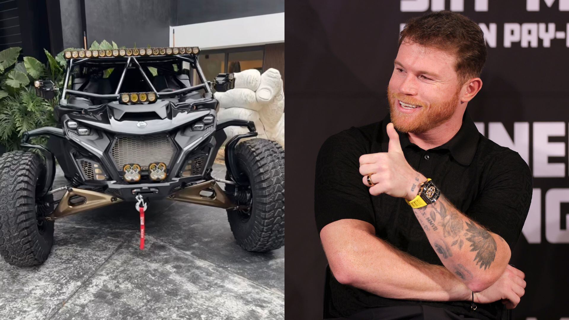 ‘Canelo’ Álvarez presume lujoso vehículo que recibió por su cumpleaños. Imagen: @canelo.