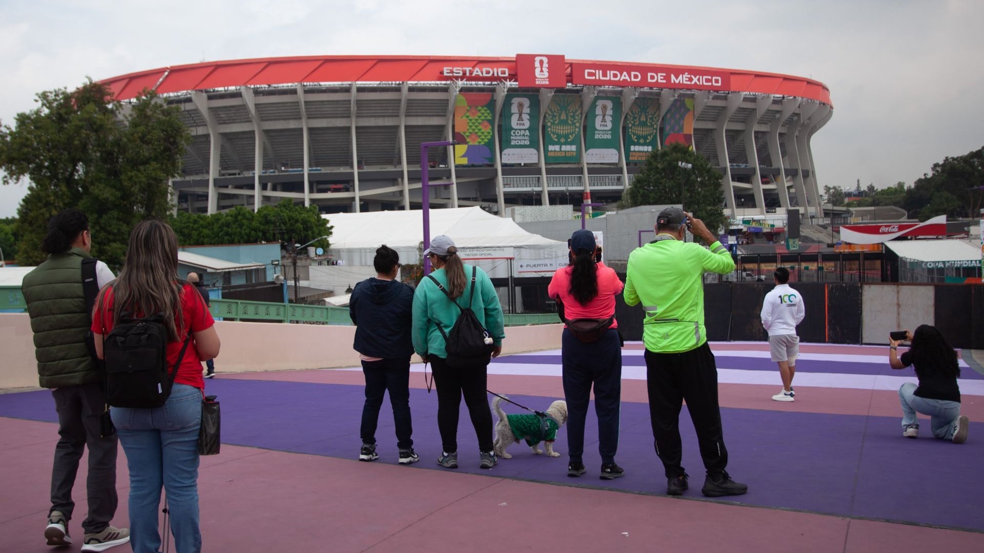 Así se encuentra el Estadio Ciudad de México a días de la inauguración.