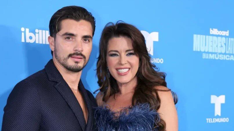 Alicia Machado y Christian Estrada