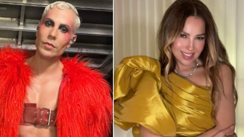 Christian Chávez imita a Thalía