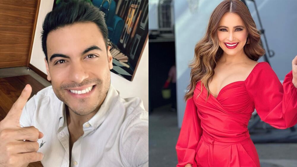 Carlos Rivera y Cynthia Rodríguez