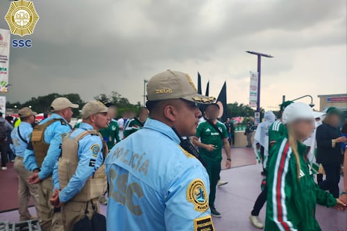 García Harfuch destaca labor de policías de CDMX durante operativo del Mundial