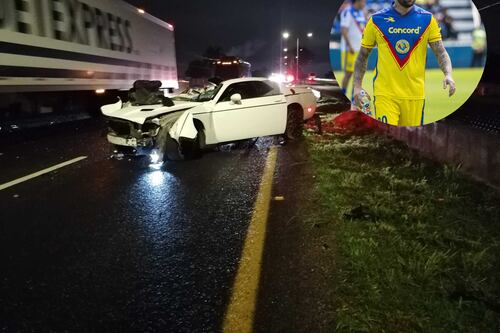 Reportan fuerte accidente automovilístico de Matías Vuoso en Guadalajara