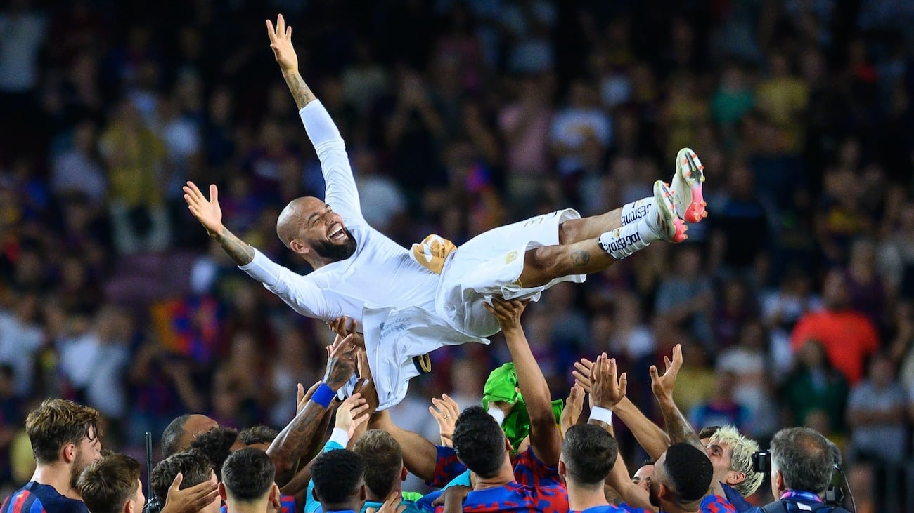 Dani Alves y el Barcelona
