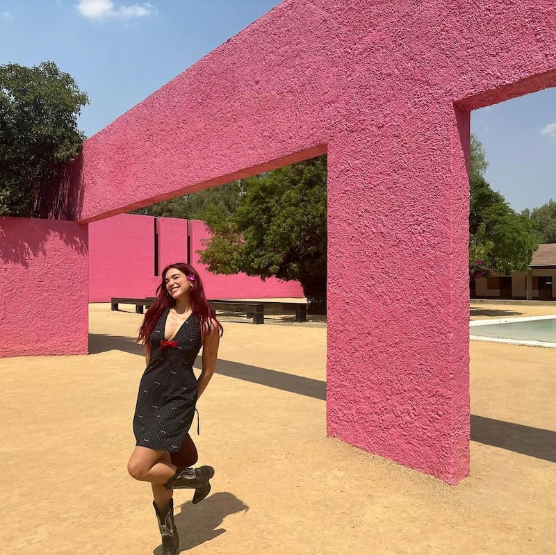 La cantante estuvo varios días en la Ciudad de México.