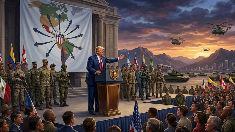 Donald Trump declara guerra a los cárteles: anuncia movilización militar y alianza continental