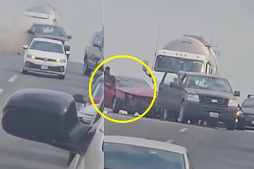 Graban terrible accidente de tráiler en autopista de Reynosa, Tamaulipas