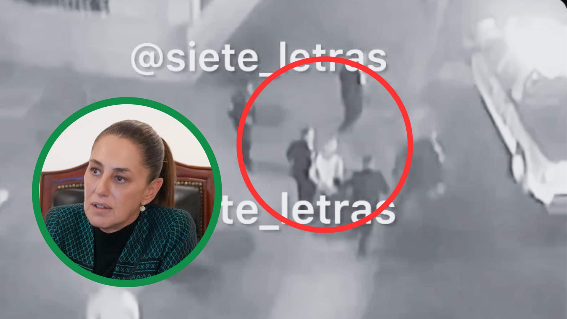 La captura se realizó horas después del acoso a Claudia Sheinbaum