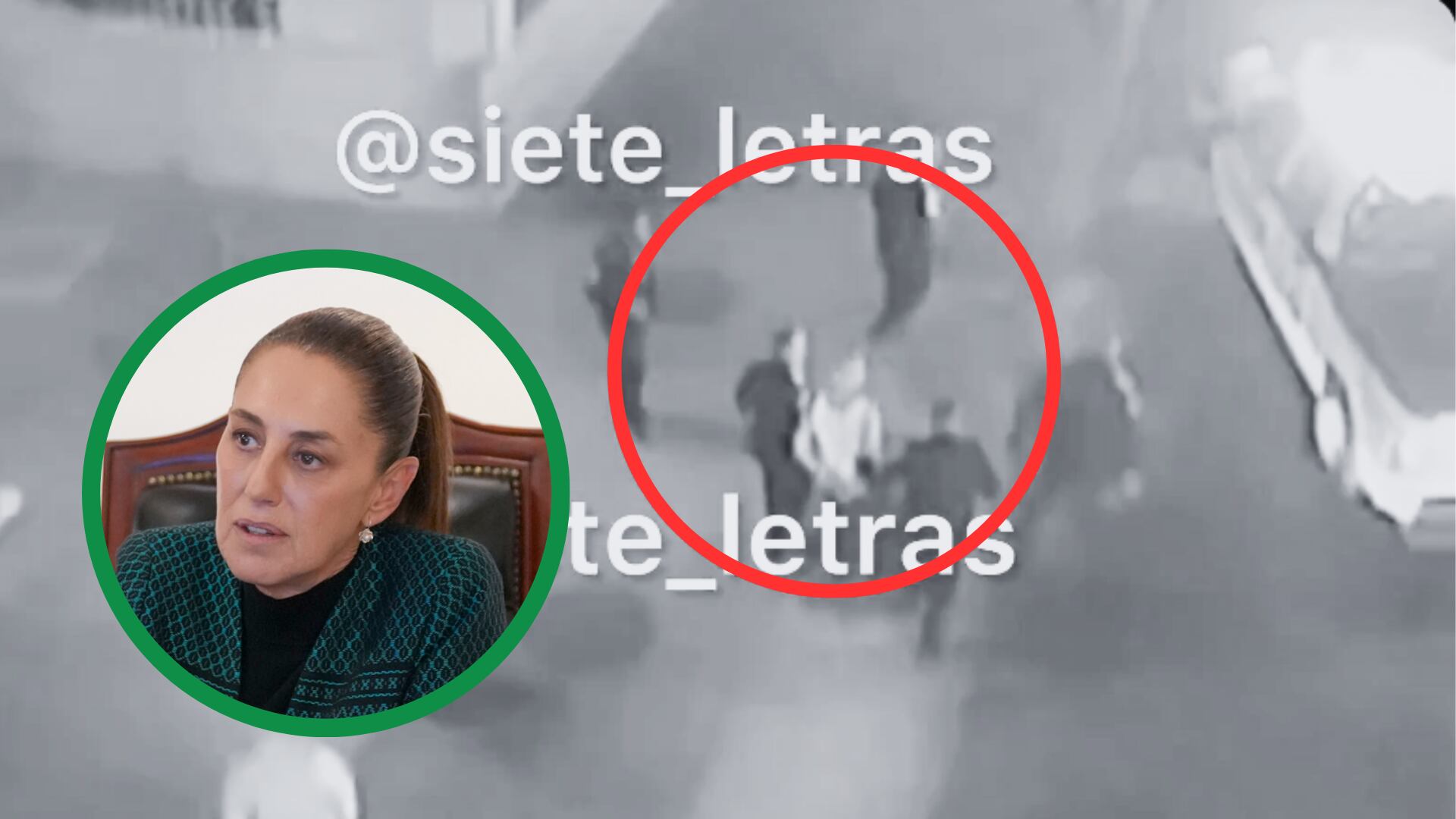 La captura se realizó horas después del acoso a Claudia Sheinbaum