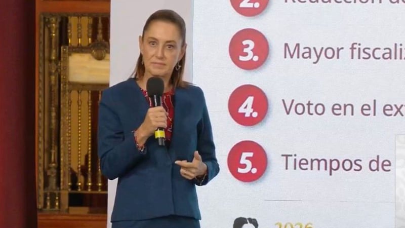 Sheinbaum presenta el Decálogo por la Democracia; estos son los puntos clave de su reforma electoral