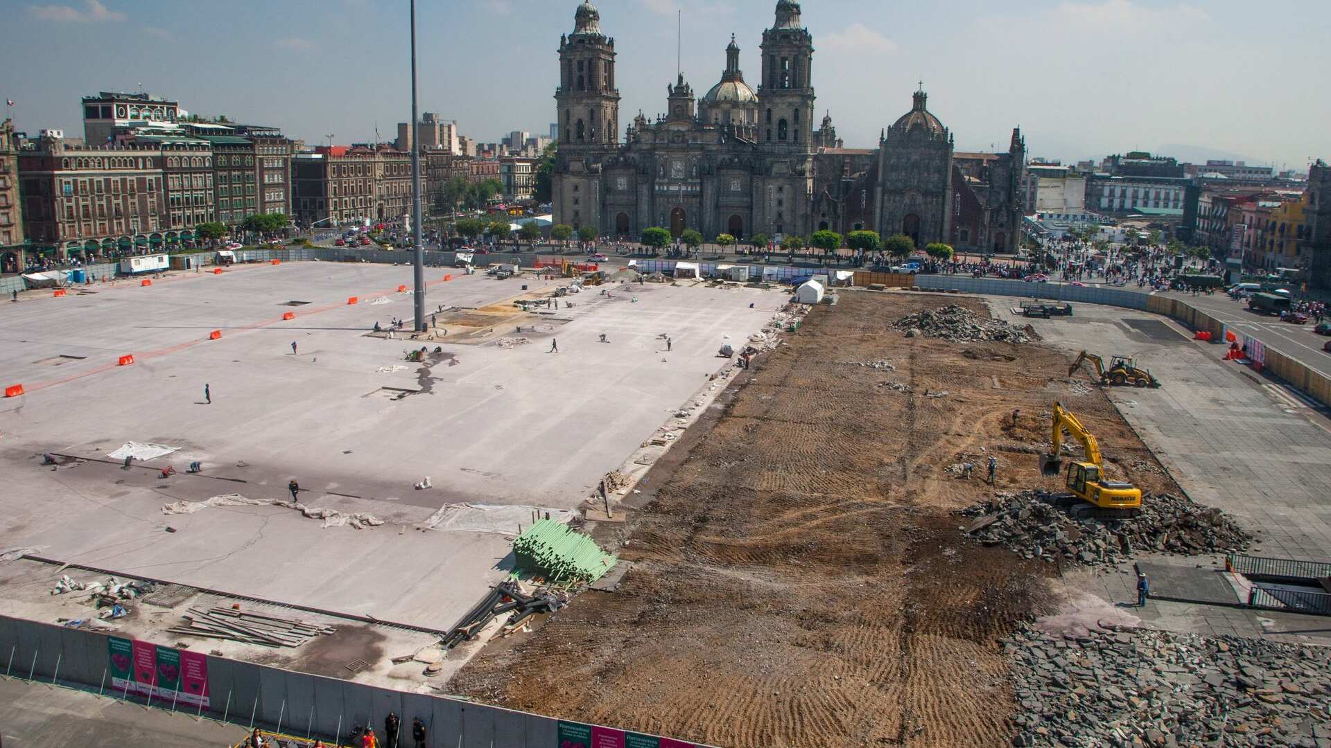 Historia del Zócalo de la Ciudad de México que ahora es peatonal