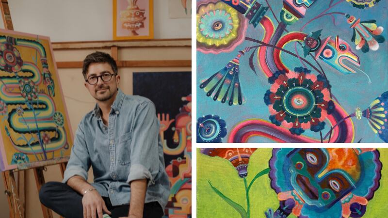 El artista plástico presenta su más reciente trabajo en una exposición en la Ciudad de México