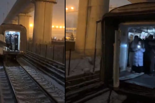 Más de 500 personas fueron trasladadas a hospitales tras choque de vagones del Metro